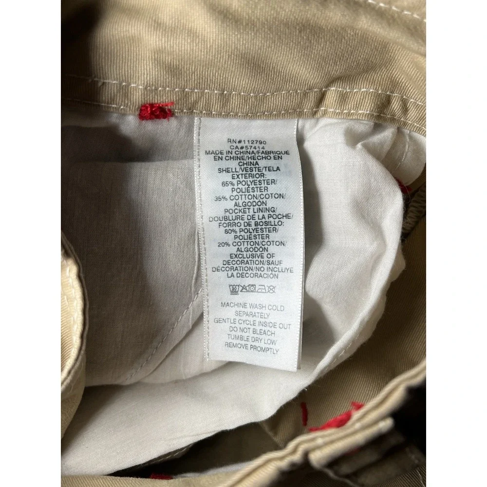 True Religion Pants Men Size 29x31 Stitch Pockets Cargo Tan‎ Pants Y2K Utility